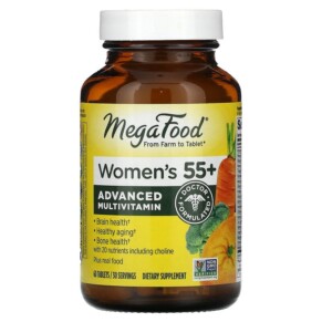 Thực phẩm chức năng MegaFood Women's 55+ Advanced Multivitamin 60 Tablets 051494102718