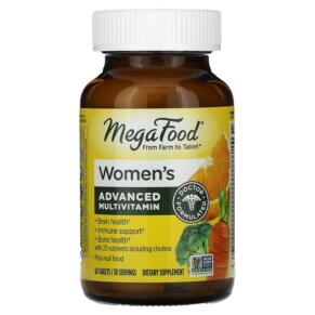 Thực phẩm chức năng MegaFood Women's Advanced Multivitamin 60 Tablets 051494103234