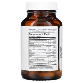 Thành phần vi chất của Metabolic Maintenance B-Complex 100 Capsules 838287005001