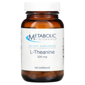 Thực phẩm chức năng Metabolic Maintenance L-Theanine 200 mg 120 Capsules 838287001478