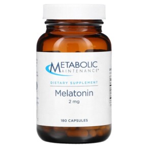 Thực phẩm chức năng Metabolic Maintenance Melatonin 2 mg 180 Capsules 838287006343
