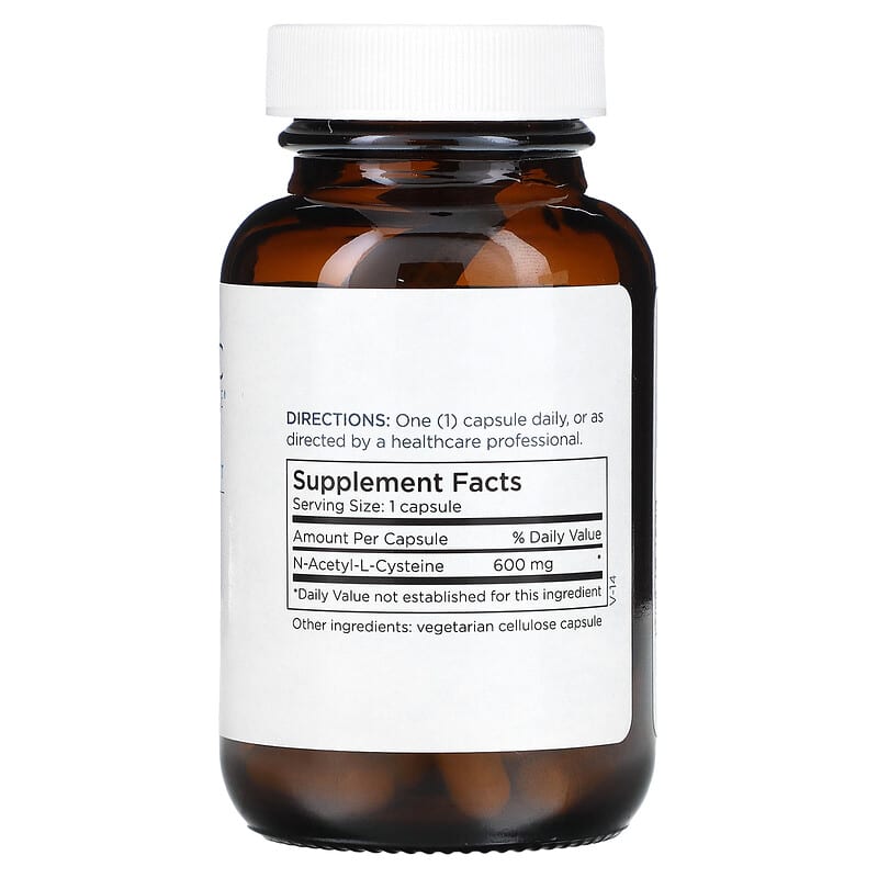 Metabolic Maintenance NAC 600 mg 60 Capsules 2 Thành phần vi chất của Metabolic Maintenance NAC 600 mg 60 Capsules 838287001508