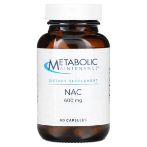 Thực phẩm chức năng Metabolic Maintenance NAC 600 mg 60 Capsules 838287001508