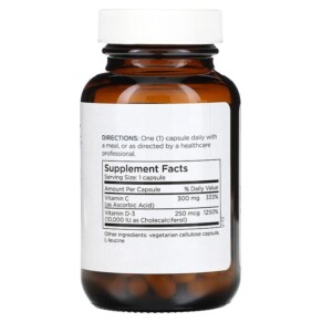 Thành phần vi chất của Metabolic Maintenance Vitamin D-3 10.000 IU 60 Capsules 838287005117