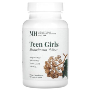 Thực phẩm chức năng Michael's Naturopathic Teen Girls Tabs Multivitamin 90 Vegetarian Tablets 755929044016