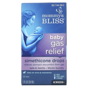 Thực phẩm chức năng Mommy's Bliss Baby Gas Relief Simethicone Drops Newborn+ 1 fl oz (30 ml) 679234058035