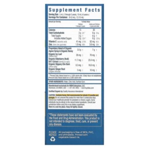 Thành phần vi chất của Mommy's Bliss Kids Organic Cough Syrup & Mucus + Immunity Support 1-12 Yrs Elderberry 4 fl oz (120 ml) 679234071522
