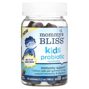 Thực phẩm chức năng Mommy's Bliss Kids Probiotic + Prebiotic 2 Years+ Berry 45 Gummies 679234075032