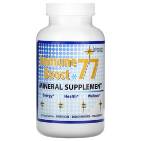 Thực phẩm chức năng Morningstar Minerals Immune Boost 77 Mineral Supplement 120 Veggie Capsules 819237009997
