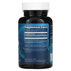 Thành phần vi chất của MRM Nutrition Chrysin 500 30 Vegan Capsules 609492710208