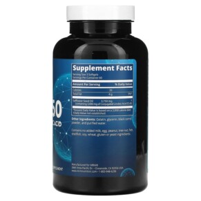 Thành phần vi chất của MRM Nutrition CLA 1250 180 Softgels 609492140043