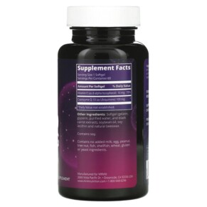 Thành phần vi chất của MRM Nutrition CoQ-10 100 mg 60 Softgels 609492550088