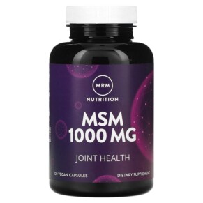 Thực phẩm chức năng MRM Nutrition MSM 1.000 mg 120 Vegan Capsules 609492220059