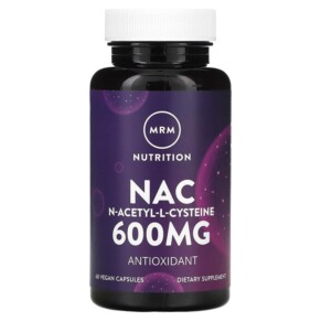 Thực phẩm chức năng MRM Nutrition Nac N-Acetyl-L-Cysteine 600 mg 60 Vegan Capsules 609492850065