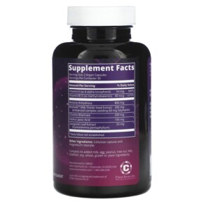 Thành phần vi chất của MRM Nutrition Nutrition Liver X 60 Vegan Capsules 609492610058
