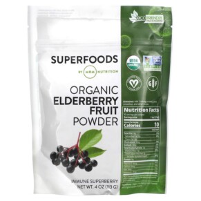 Thực phẩm chức năng MRM Nutrition Organic Elderberry Fruit Powder 4 oz (113 g) 609492800398