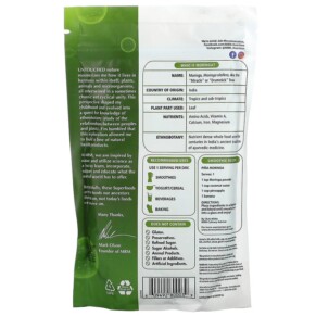 Thành phần vi chất của MRM Nutrition Organic Moringa Powder 8.5 oz (240 g) 609492800039
