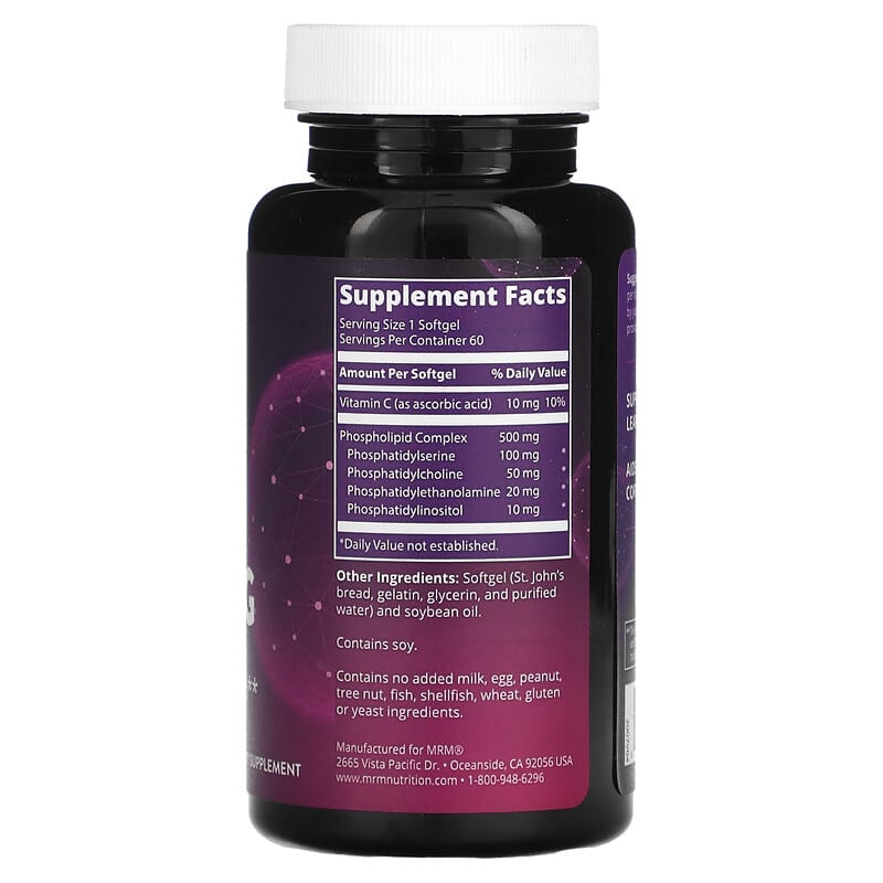 MRM Nutrition PS 100 mg 60 Softgels 2 Thành phần vi chất của MRM Nutrition PS 100 mg 60 Softgels 609492560100
