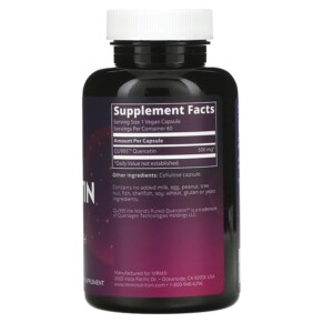 Thành phần vi chất của MRM Nutrition Quercetin 60 Vegan Capsules 609492540201