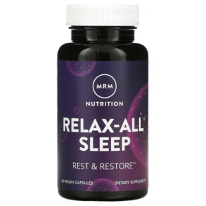 Thực phẩm chức năng MRM Nutrition Relax-All Sleep 60 Vegan Capsules 609492310019