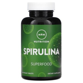 Thực phẩm chức năng MRM Nutrition Spirulina 180 Vegan Tablets 609492800350