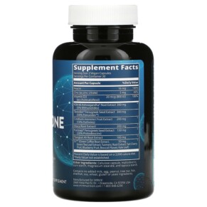 Thành phần vi chất của MRM Nutrition Testosterone Again Energy & Libido 60 Vegan Capsules 609492710079