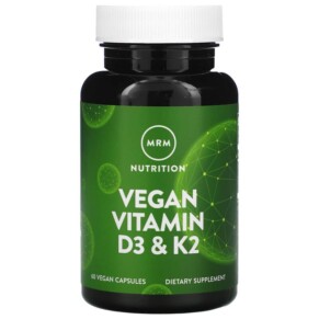 Thực phẩm chức năng MRM Nutrition Vegan Vitamin D3 & K2 60 Vegan Capsules 609492231079