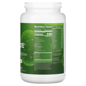 Thành phần vi chất của MRM Nutrition Veggie Elite Performance Protein Vanilla Bean 2.2 lb (1.020 g) 609492722256