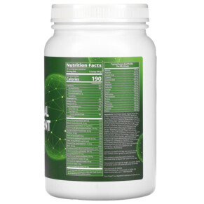 Thành phần vi chất của MRM Nutrition Veggie Meal Replacement Vanilla Bean 3 lbs (1.361 g) 609492720443