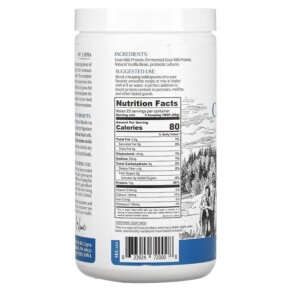 Thành phần vi chất của Mt. Capra Caprotein Fermented Goat-Milk Protein Vanilla Bean 1 lb (453 g) 633924720008