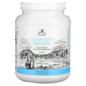 Thực phẩm chức năng Mt. Capra Clean Whey Protein Vanilla Bean 16 oz (453 g) 633924720015