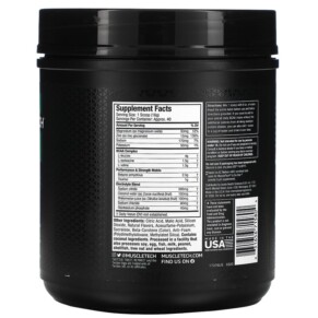 Thành phần vi chất của MuscleTech Amino Build Tropical Twist 21.64 oz (614 g) 631656715804