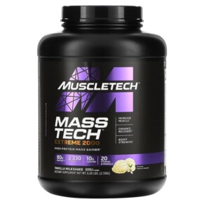 Thực phẩm chức năng MuscleTech Mass Tech Extreme 2000 Vanilla Milkshake 6 lbs (2.72 kg) 631656716979