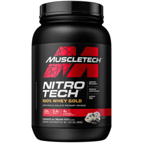 Thực phẩm chức năng MuscleTech Nitro Tech 100% Whey Gold Cookies and Cream 2 lbs (907 g) 631656710441