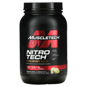 Thực phẩm chức năng MuscleTech Nitro Tech 100% Whey Gold French Vanilla Cream 2 lbs (907 g) 631656710472