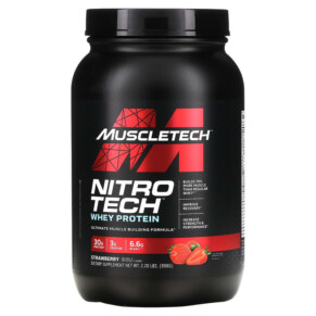 Thực phẩm chức năng MuscleTech Nitro-Tech Whey Protein Strawberry 2.2 lbs (998 g) 631656703269