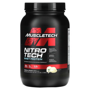 Thực phẩm chức năng MuscleTech Nitro Tech Whey Protein Vanilla Cream 2.21 lbs (1 kg) 631656703252