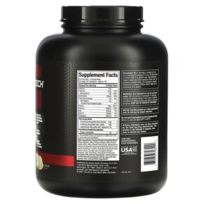 Thành phần vi chất của MuscleTech Nitro Tech Whey Protein Vanilla Cream 4 lbs (1.81 kg) 631656703290