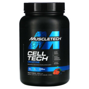Thực phẩm chức năng MuscleTech Performance Series CELL-TECH Creatine Fruit Punch 3 lbs (1.36 kg) 631656703184