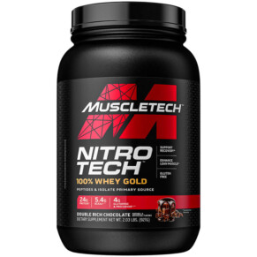Thực phẩm chức năng MuscleTech Performance Series Nitro Tech 100% Whey Gold Double Rich Chocolate 2.03 lbs (921 g) 631656710458