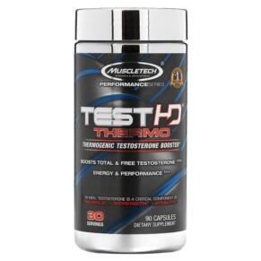 Thực phẩm chức năng MuscleTech Performance Series Test HD Thermo Thermogenic Testosterone Booster 90 Capsules 631656609516