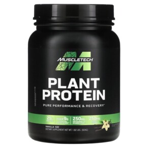 Thực phẩm chức năng MuscleTech Plant Protein Vanilla 1.82 lbs (824 g) 631656716801