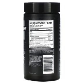 Thành phần vi chất của MuscleTech Platinum 100% Fish Oil 100 Soft Gel Capsules 631656604481