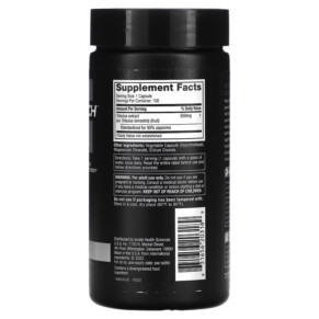 Thành phần vi chất của MuscleTech Platinum 100% Tribulus 650 mg 100 Capsules 631656203189