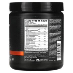 Thành phần vi chất của MuscleTech Shatter Pre-Workout Ripped Rainbow Candy 8.95 oz (254 g) 631656716504