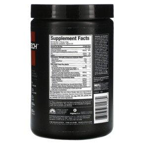 Thành phần vi chất của MuscleTech Shatter Pre-Workout Sour Blue Razz 12.82 oz (363 g) 631656715682
