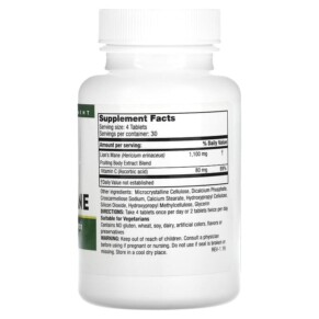 Thành phần vi chất của Mushroom Wisdom Super Lion's Mane 120 Vegetarian Tablets 791014109031