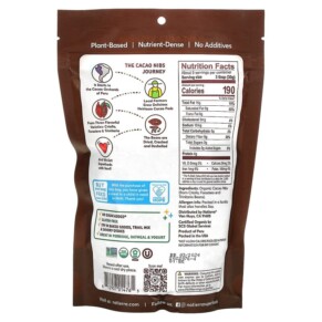 Thành phần vi chất của Natierra Organic Cacao Nibs 10 oz (283 g) 812907014765