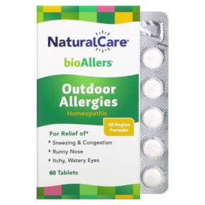 Thực phẩm chức năng NatraBio BioAllers Allergy Treatment Outdoor Allergy 60 Tablets 371400711606