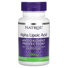 Thực phẩm chức năng Natrol Alpha Lipoic Acid 300 mg 50 Capsules 047469003128